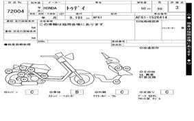 HONDA ﾄｩﾃﾞｲ AF61