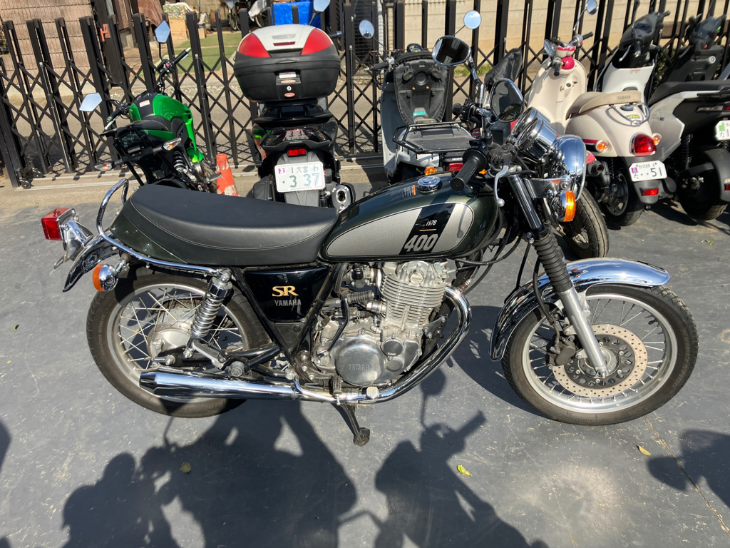 Фото Yamaha SR400 2020 с японского аукциона