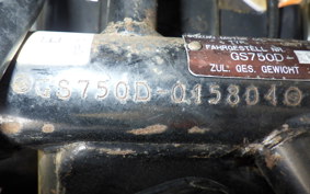 SUZUKI GS750 GS750D