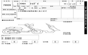 HONDA ﾄｩﾃﾞｲ AF61