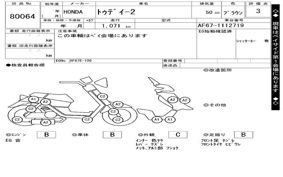 HONDA トゥデイ-2 AF67