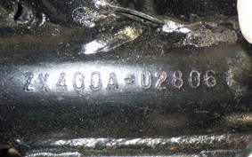 KAWASAKI GPZ400F 1988