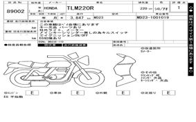 HONDA TLM220R MD23