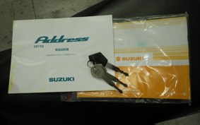 SUZUKI ADDRESS 110 2009 CE47A